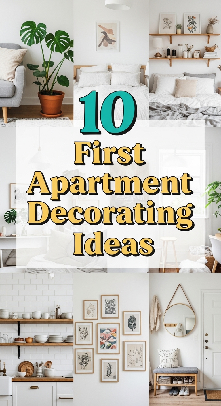 10 First Apartment Decorating Ideas