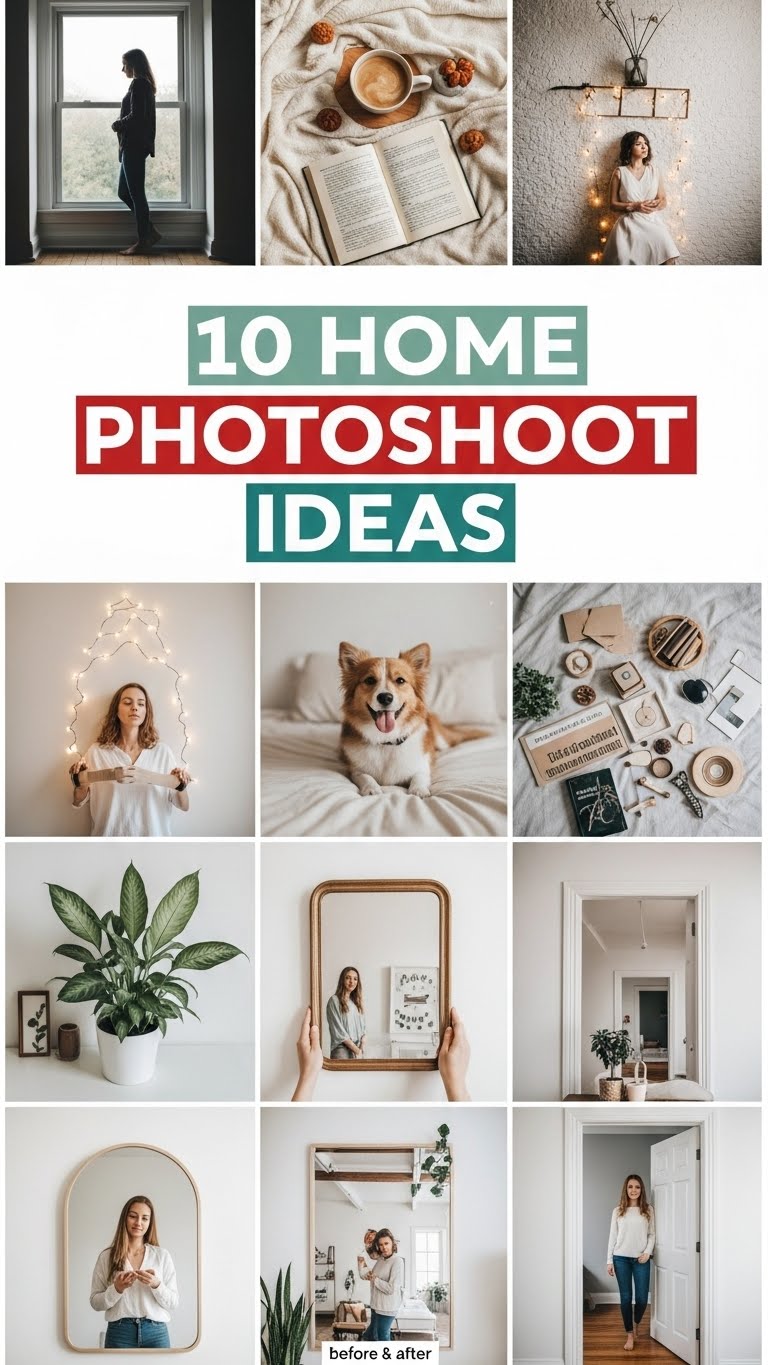 10 Home Photoshoot ideas