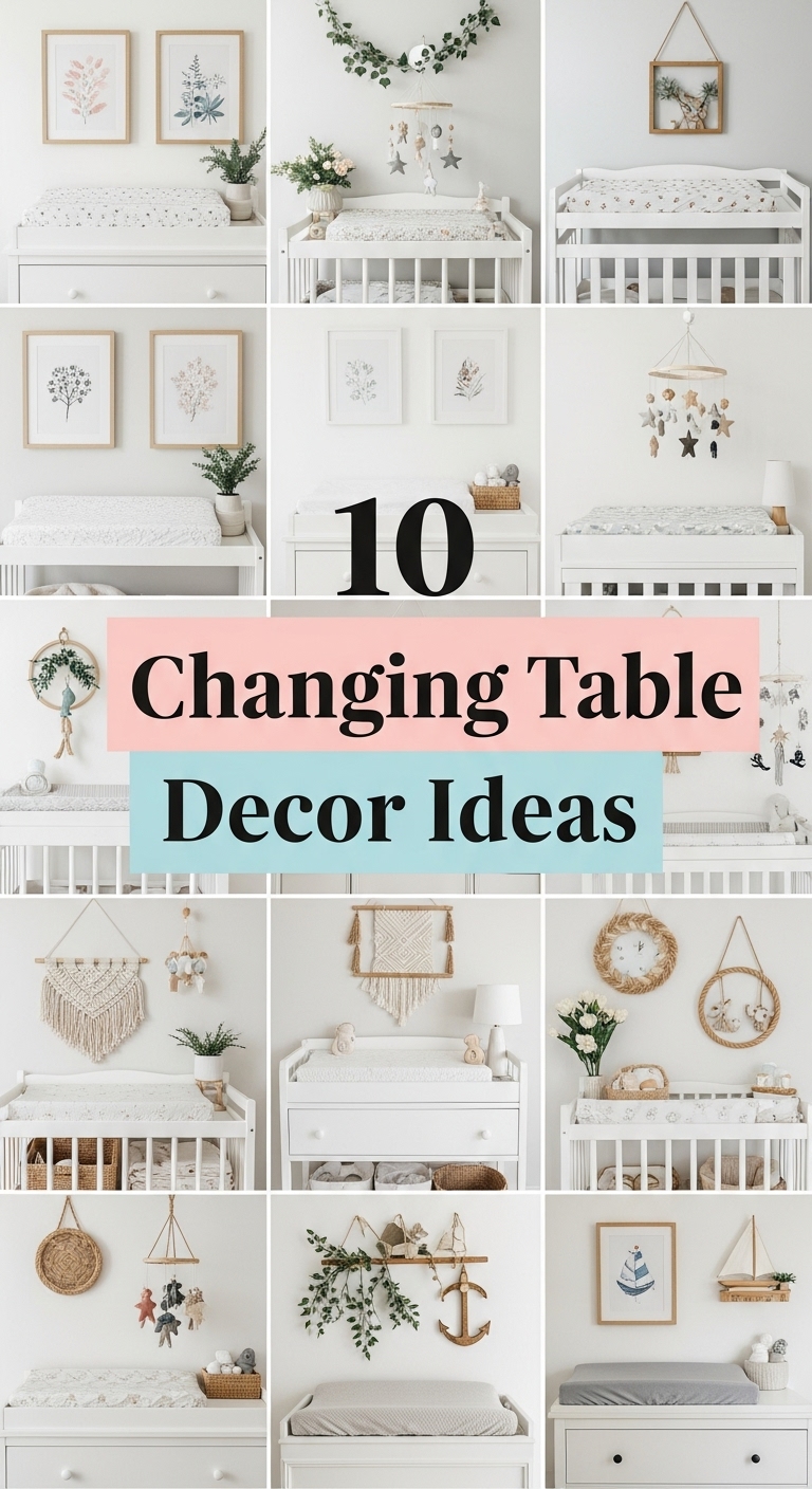 10 Changing Table Decor ideas