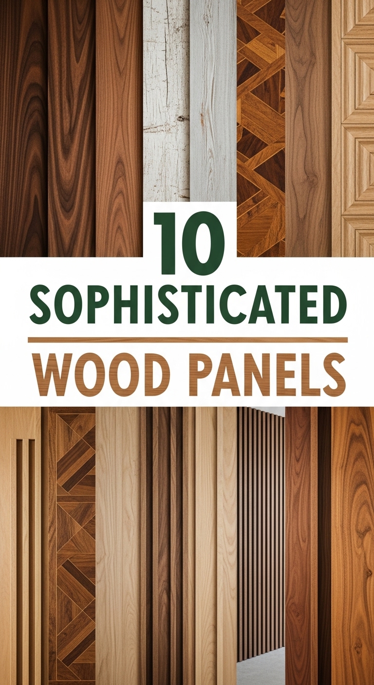 10 Sophisticated Wood Panels