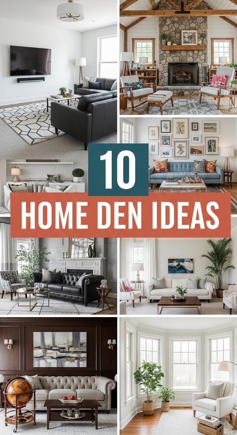 10 Home Den Ideas