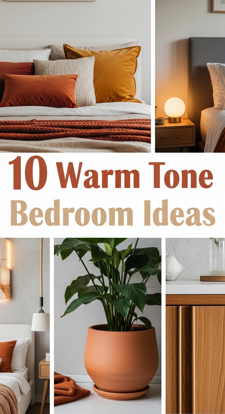10 Warm tone bedroom ideas