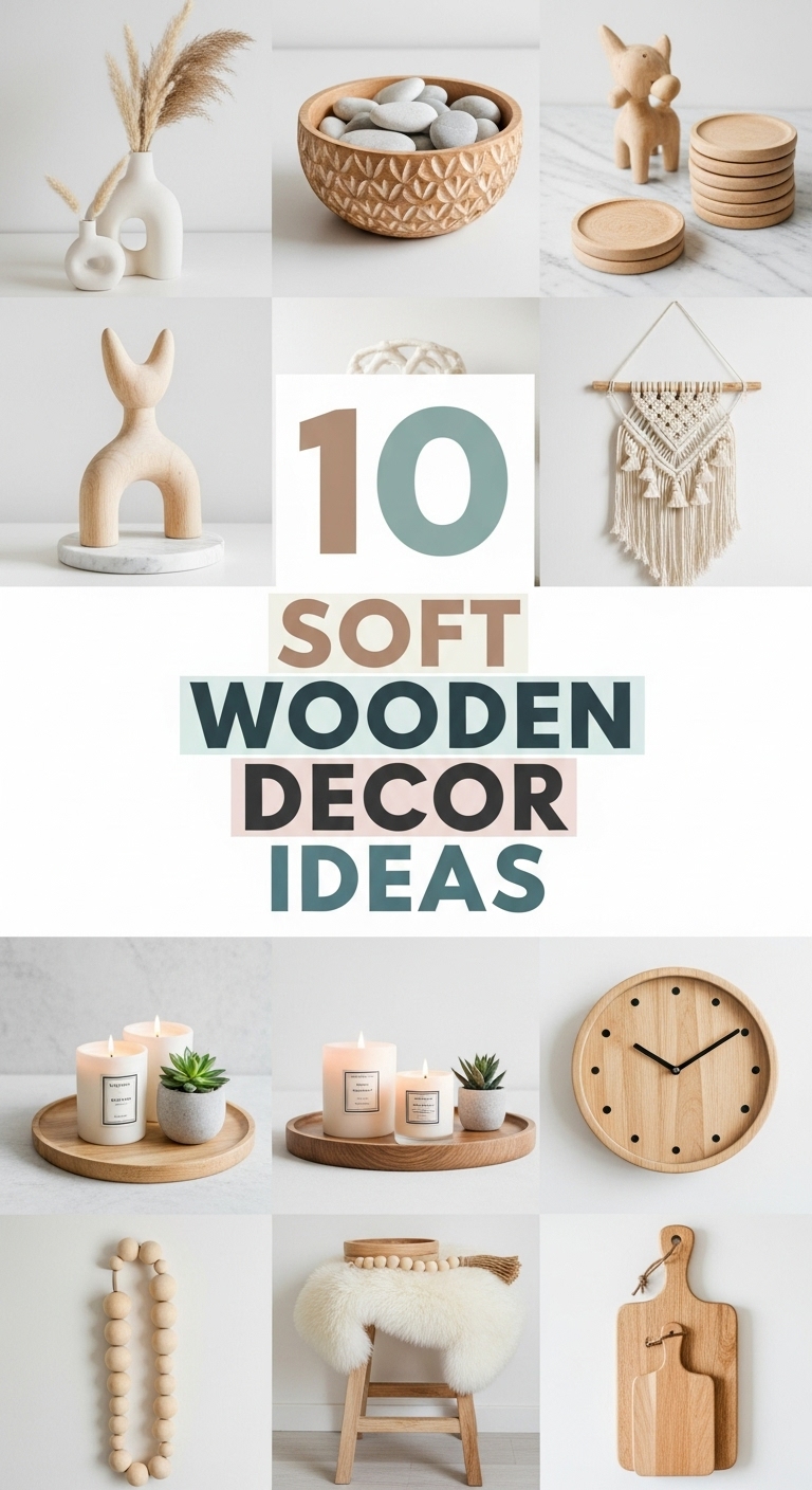 10 Soft Wooden Decor ideas