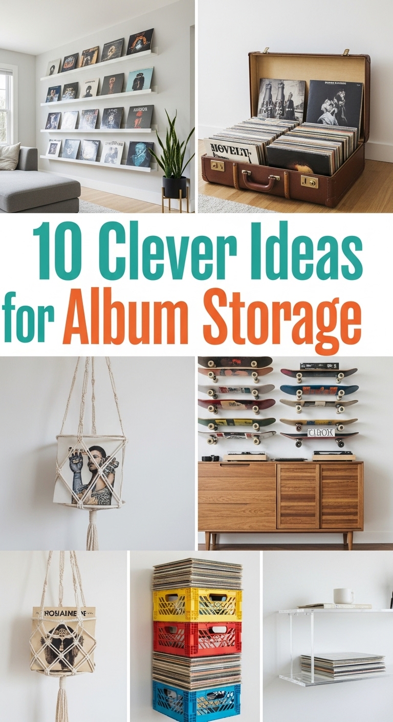 10 Clever Ideas for Album Storage