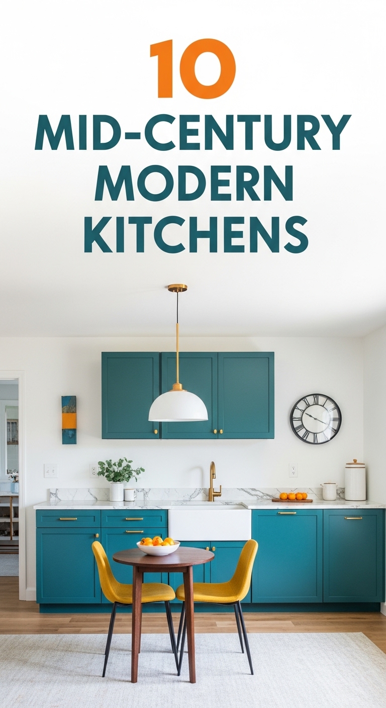 10 Mid-Century Modern Kitchen