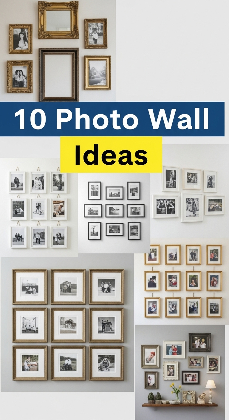 10 Photo wall ideas