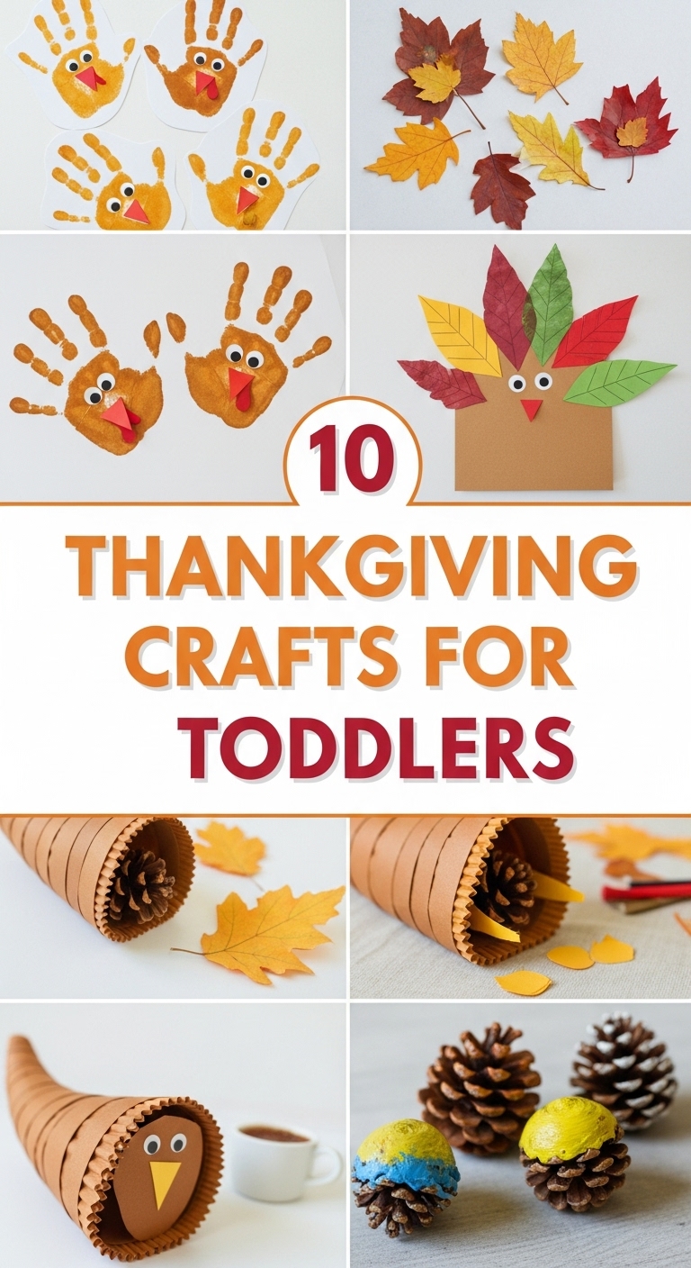 10 Thanksgiving Crafts for Toddlers