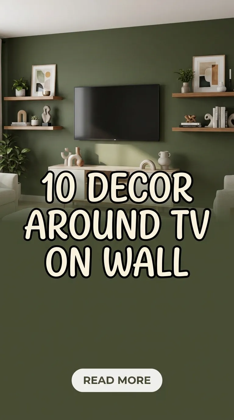 10 Decor Around Tv on Wall