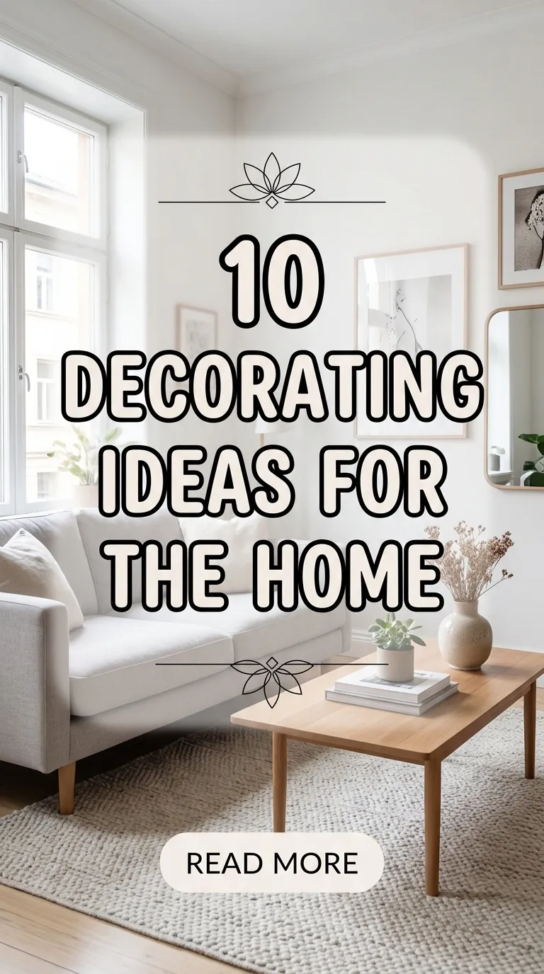 10 Decorating ideas For the Home