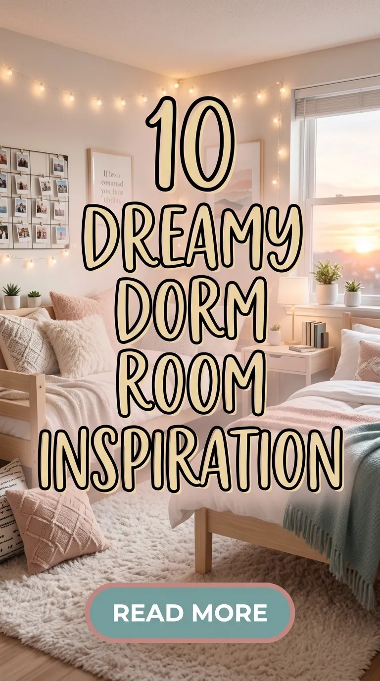 10 Dreamy Dorm Room Inspiration