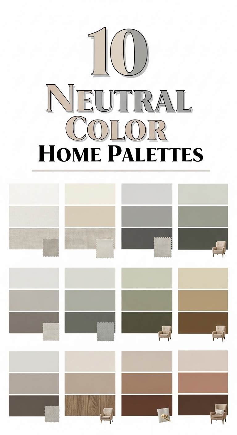10 Neutral color home palettes