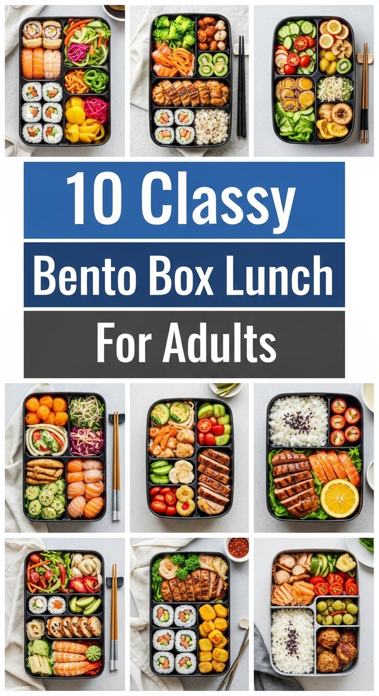 10 Classy Bento Box Lunch For Adults