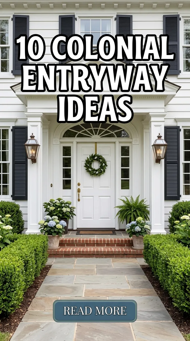10 Colonial Entryway ideas