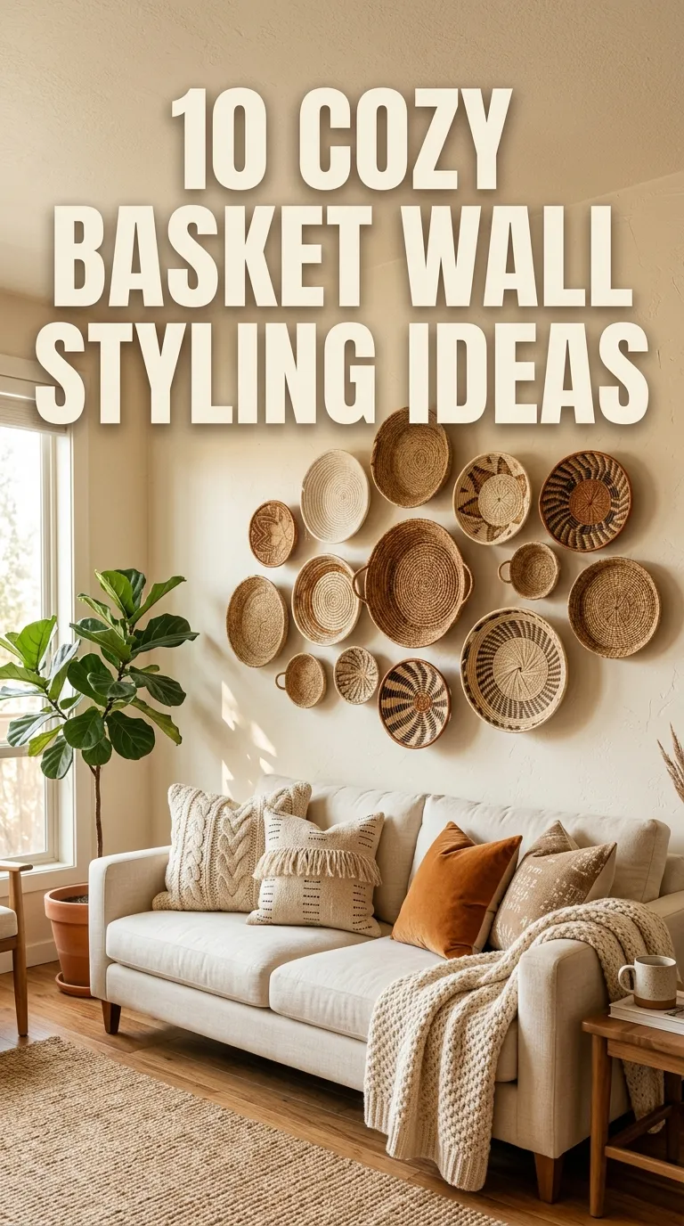 10 Cozy Basket Wall Styling