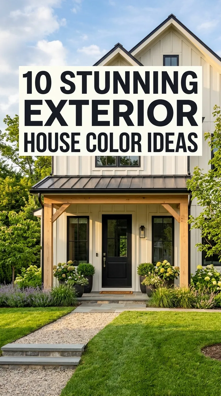 10 Exterior House Colors Combinations