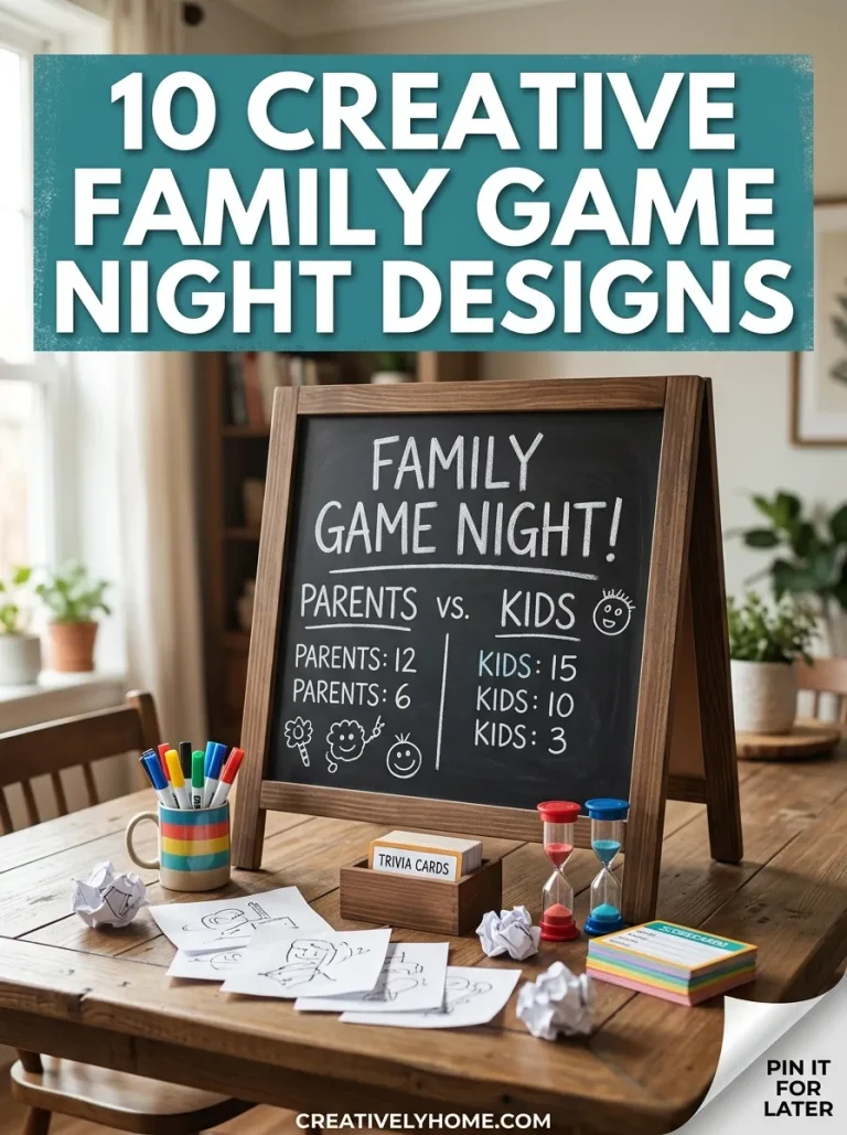 10 Ideas for Family Game Nights