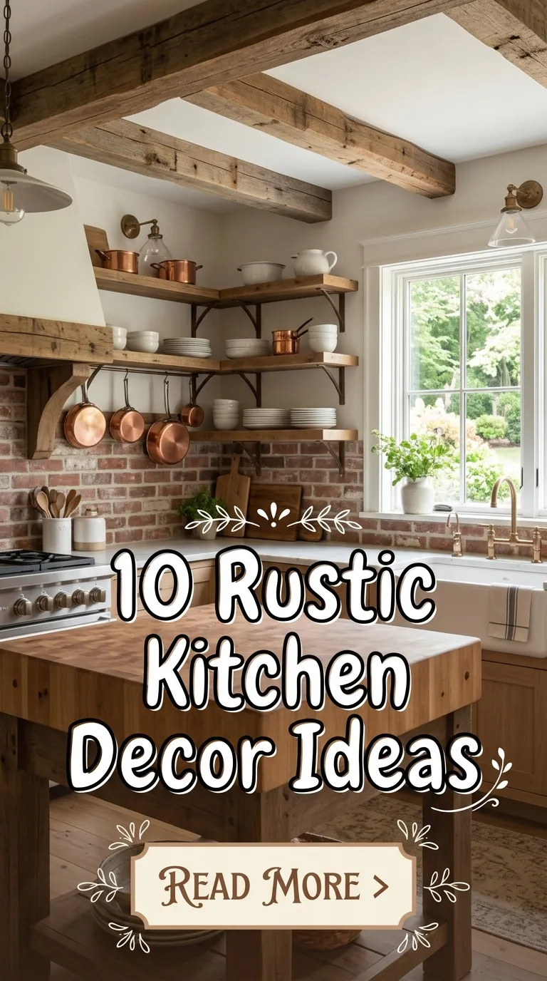 10 Rustic Kitchen Decor Ideas