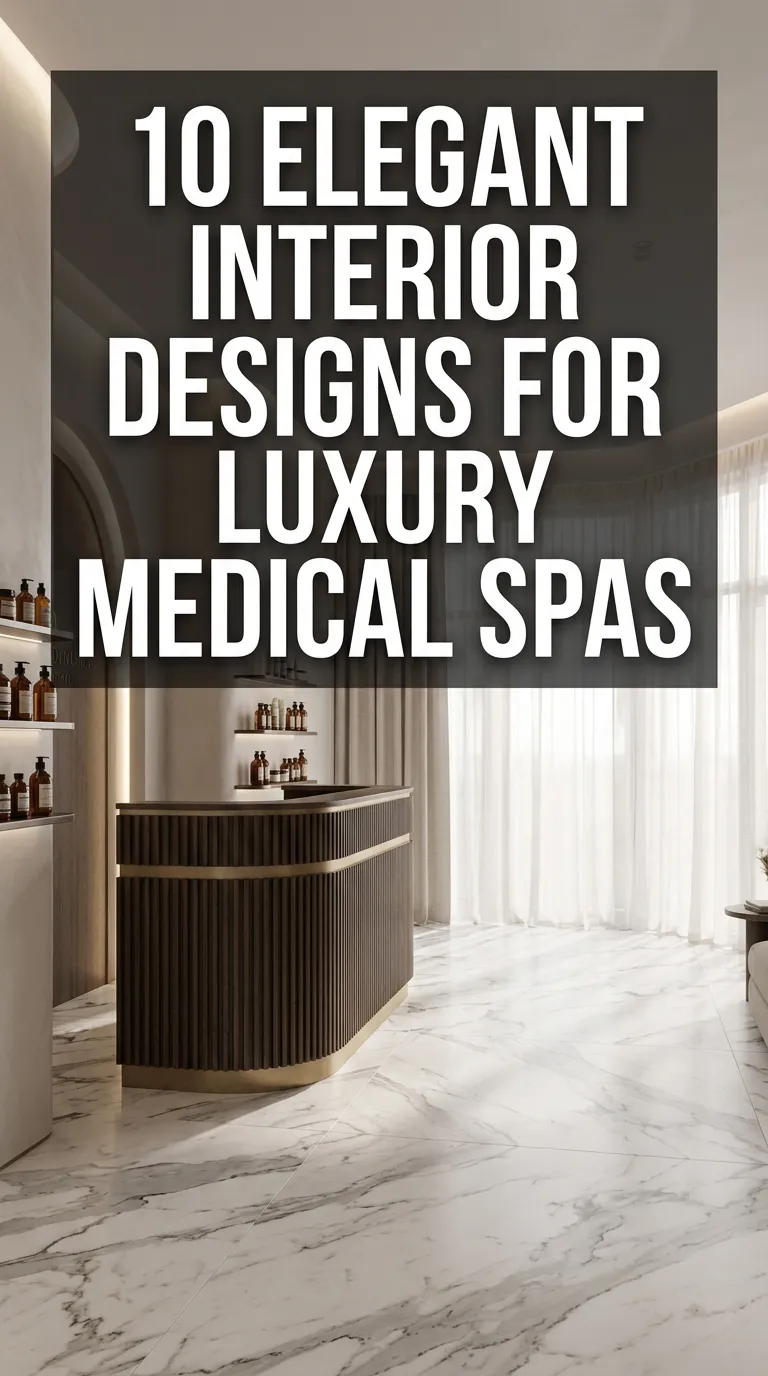 10 Elegant Interior Designs for Luxury Medical Spas
