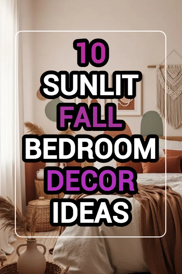 10 Fall Bedroom Decor Ideas
