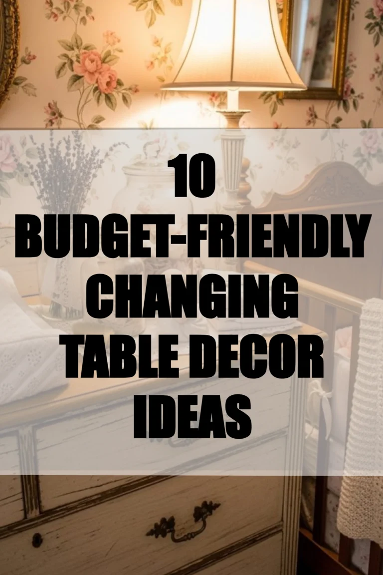 10 Changing Table Decor ideas