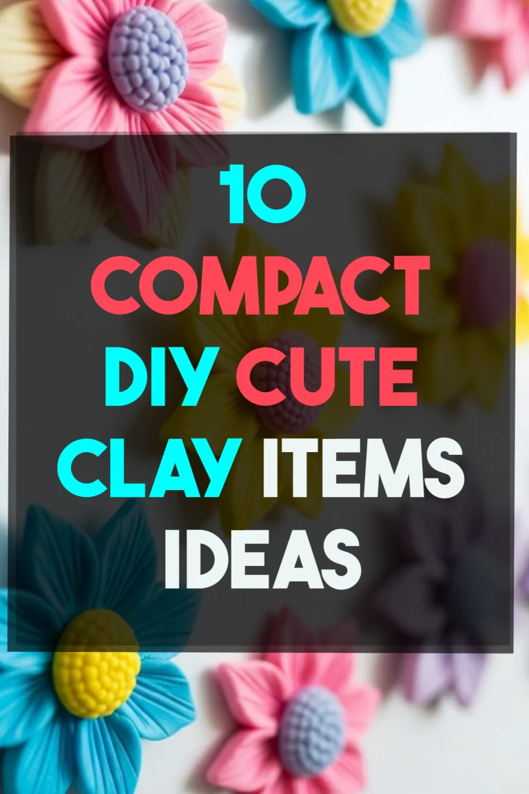 10 DIY Cute Clay items ideas