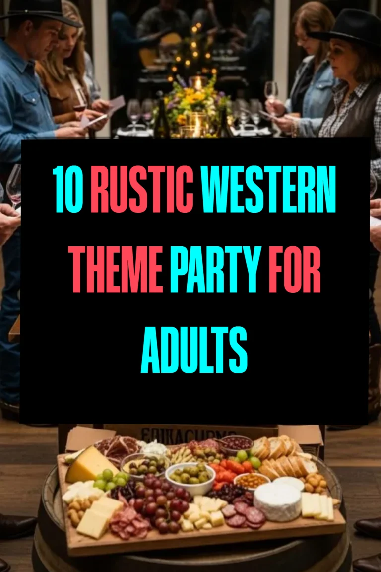 10 Classy Western Theme Party For Adults
