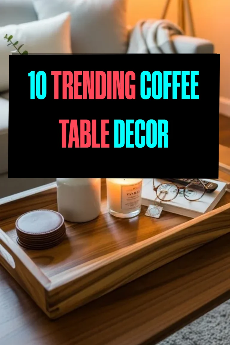 10 Coffee table decor