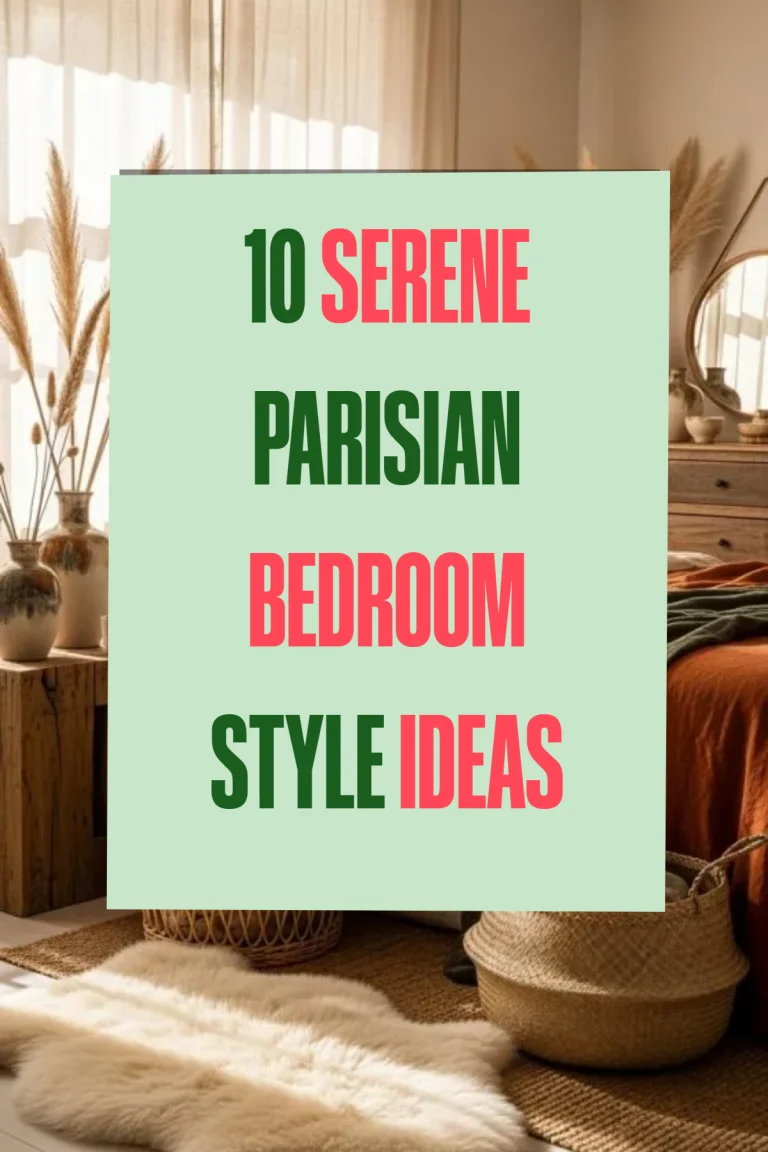 10 Parisian Bedroom Style Ideas