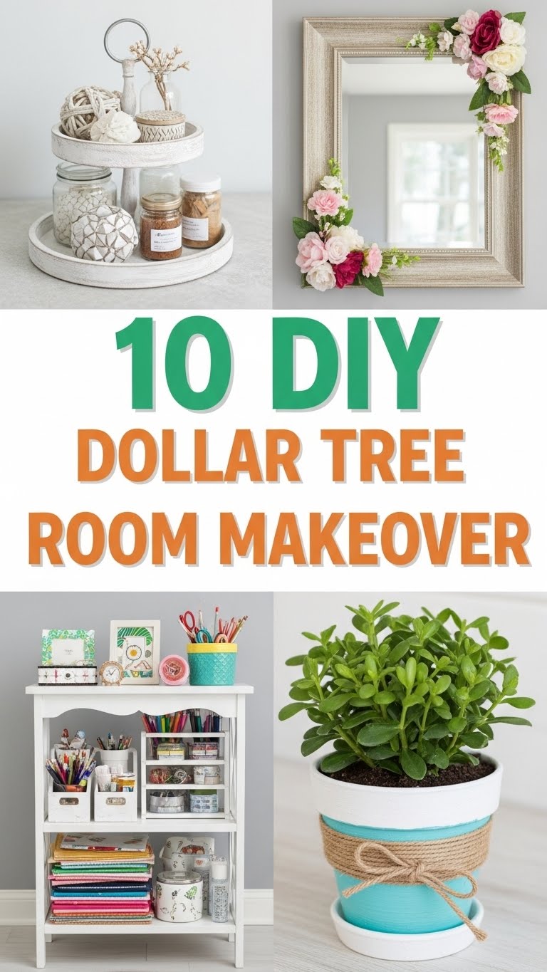 10 DIY Dollar Tree Room Makeover