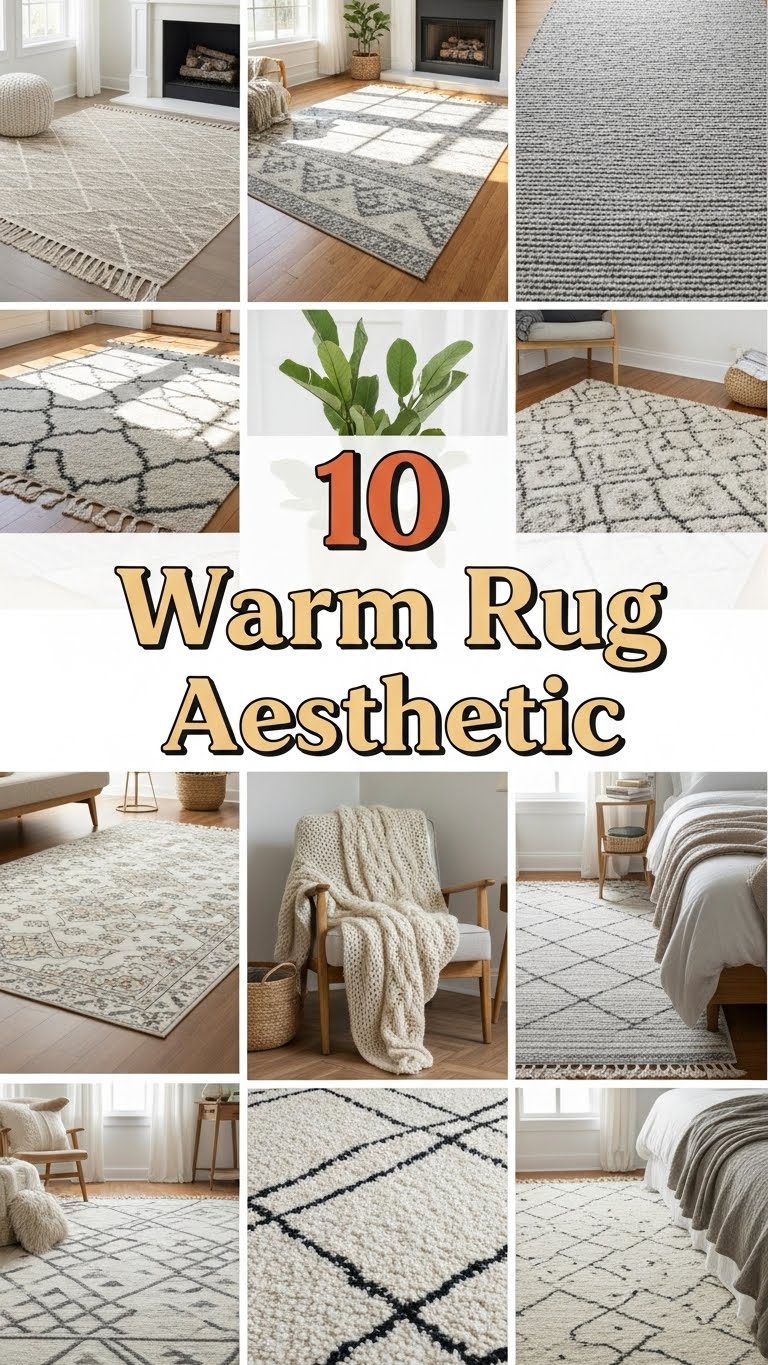 10 Warm Rug Aesthetic