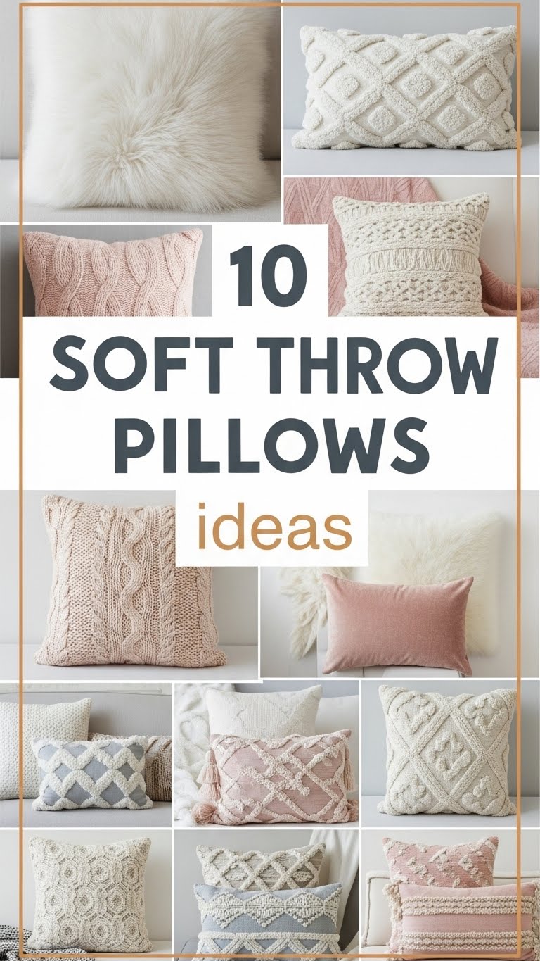 10 Soft Throw Pillows ideas