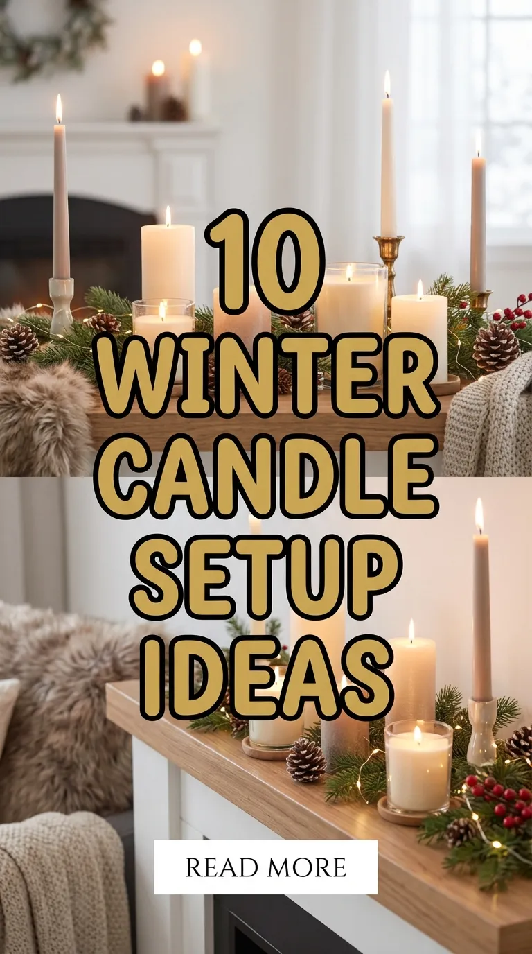 10 Winter Candle Setup ideas