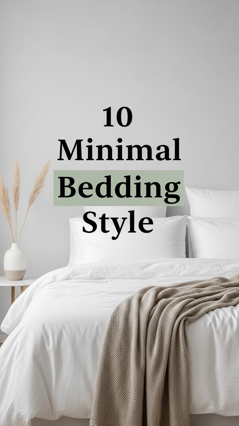 10 Minimal Bedding Style