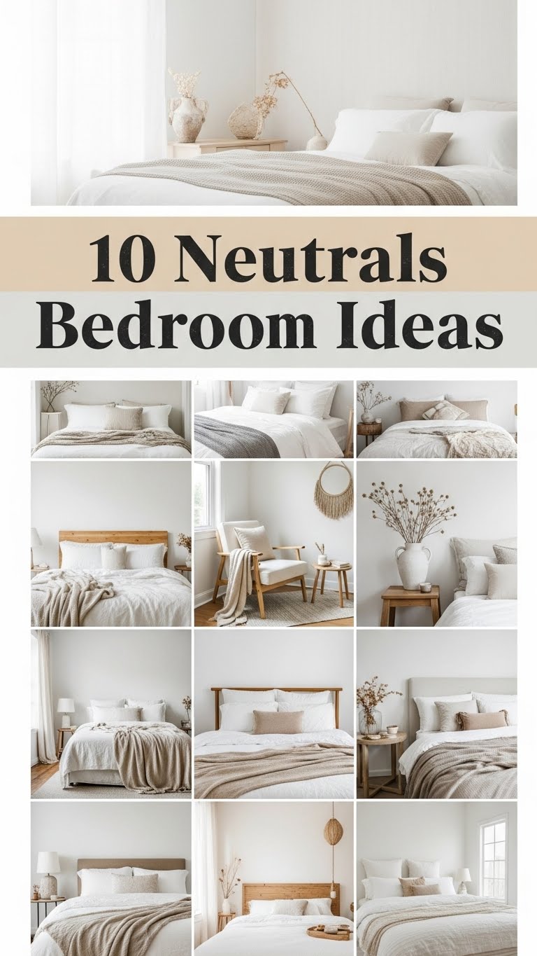 10 Neutrals Bedroom Ideas