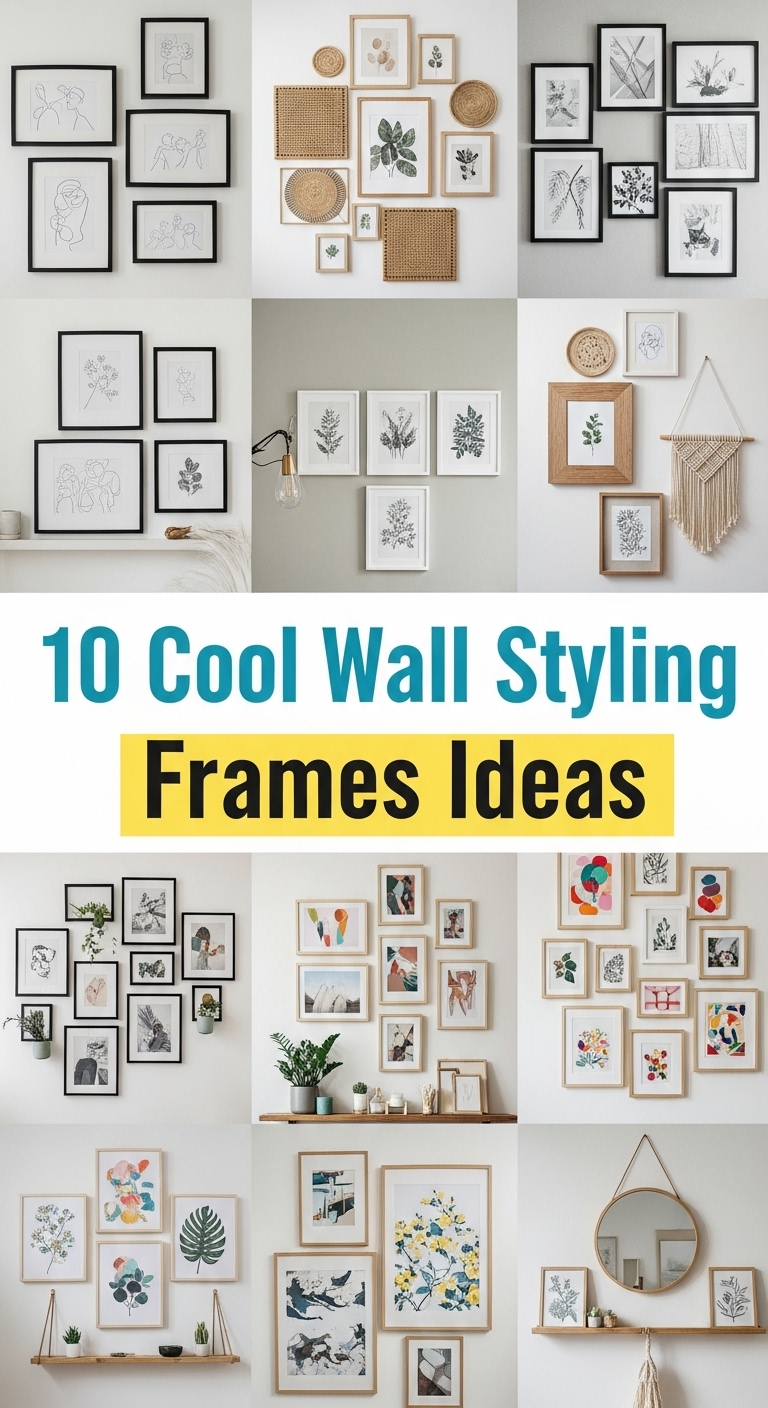 10 Cool Wall Styling Frames Ideas