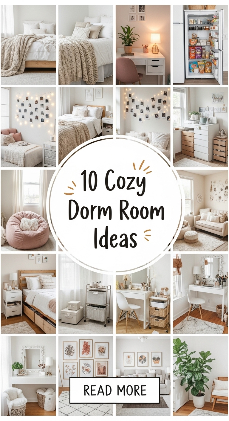 10 Cozy Dorm Room ideas