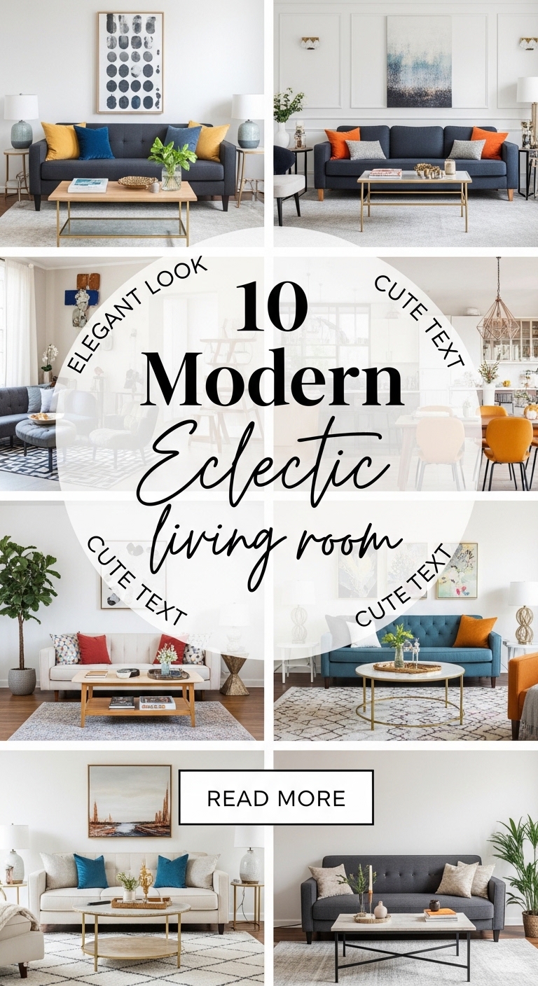 10 Modern Eclectic living room