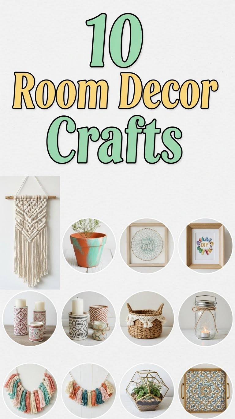 10 Room Decor Crafts