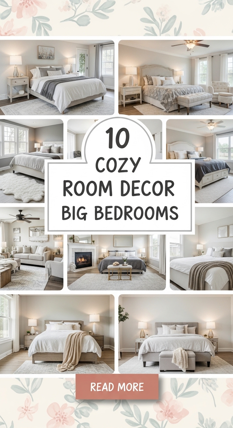 10 Cozy Room Decor Big Bedrooms