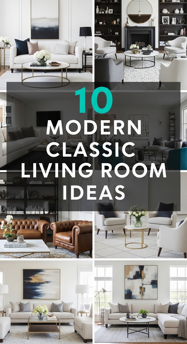 10 Modern Classic Living Room ideas