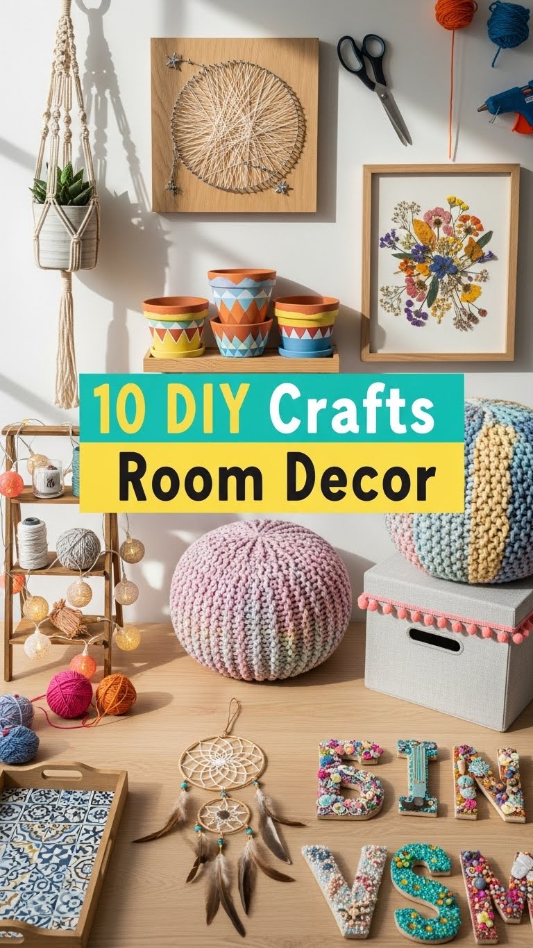 10 DIY Crafts Room Decor