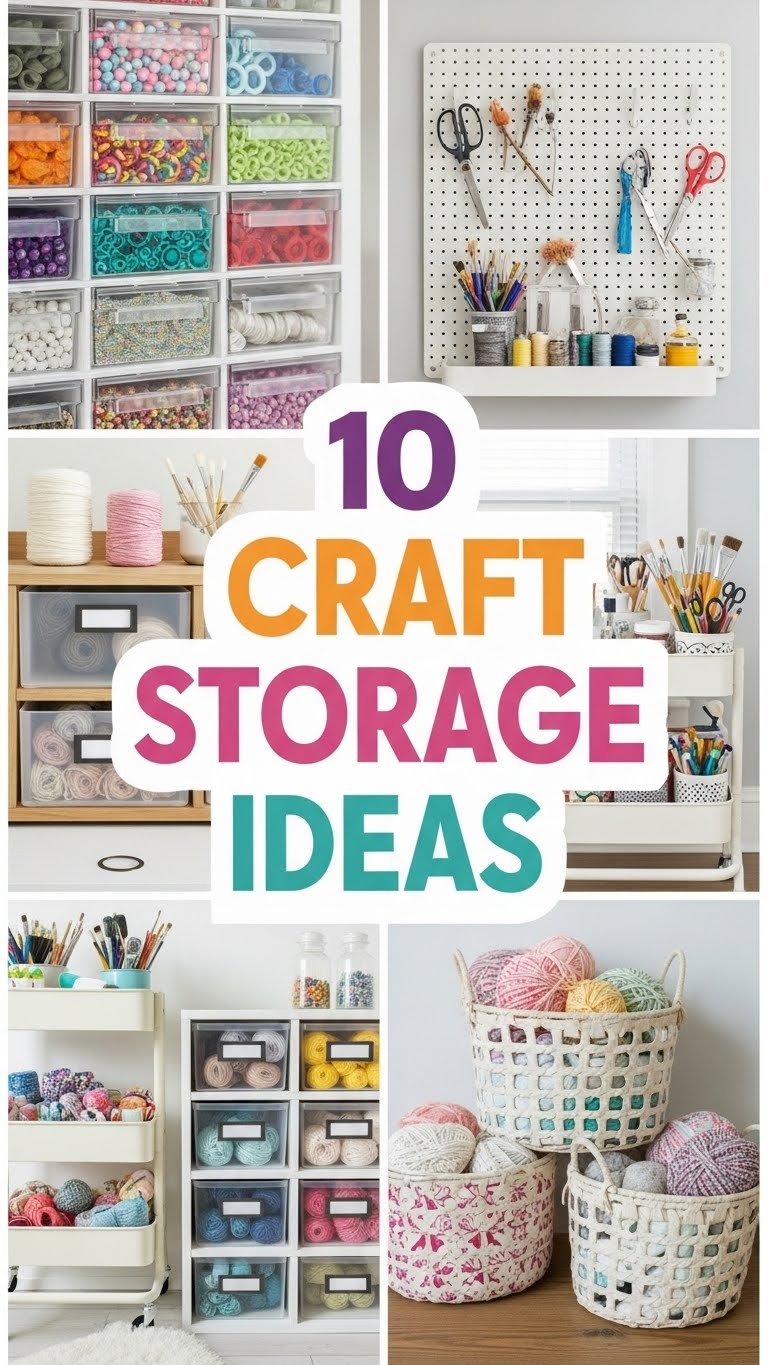 10 Craft Storage ideas