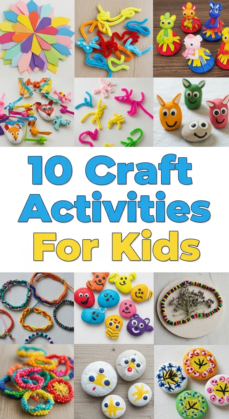 10 Craft Activities For Kids