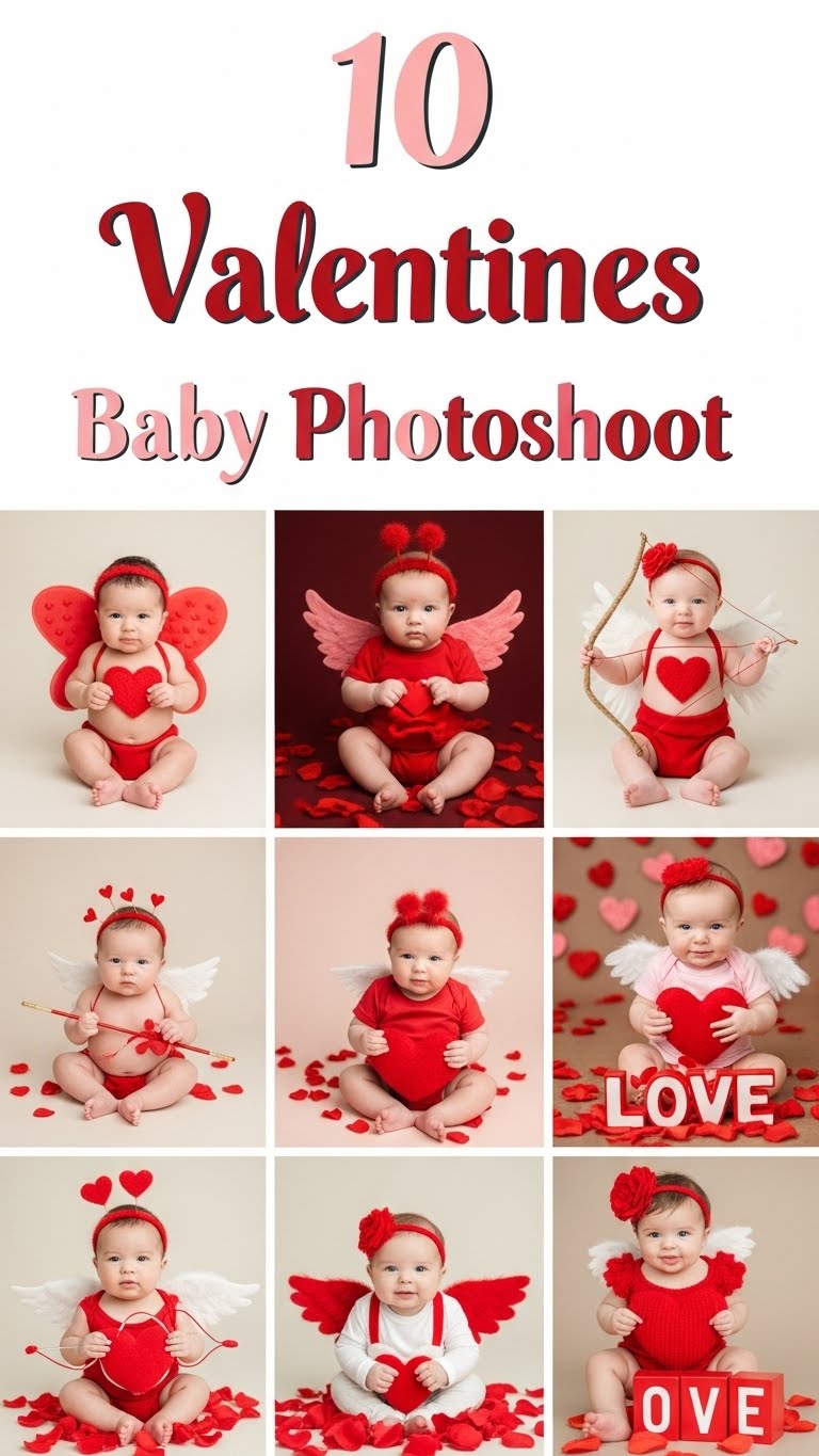 10 Valentines Baby Photoshoot Ideas