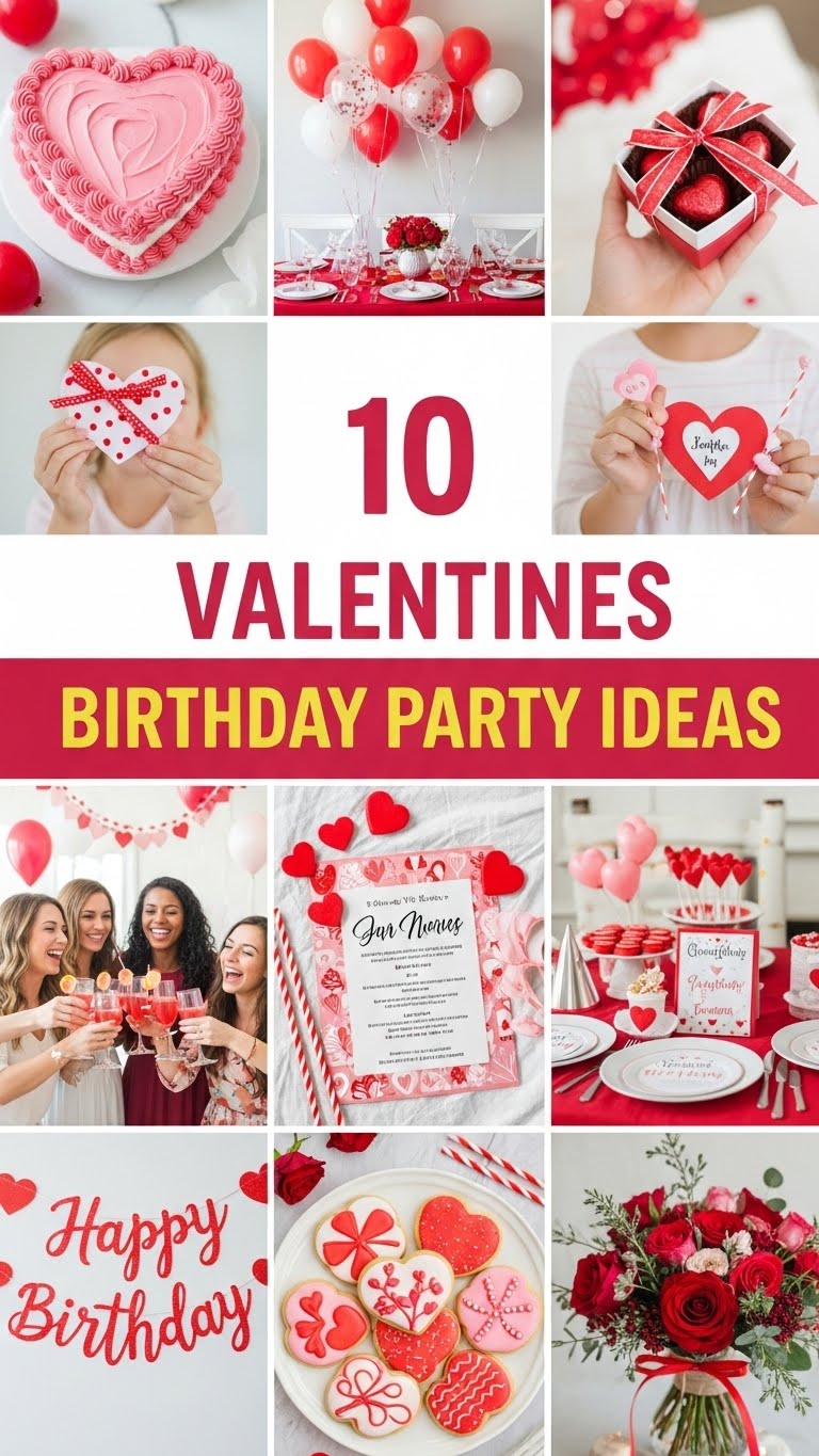 10 Valentines Birthday Party ideas