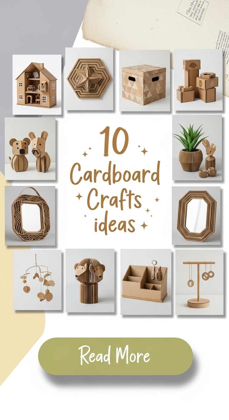 10 Cardboard Crafts ideas