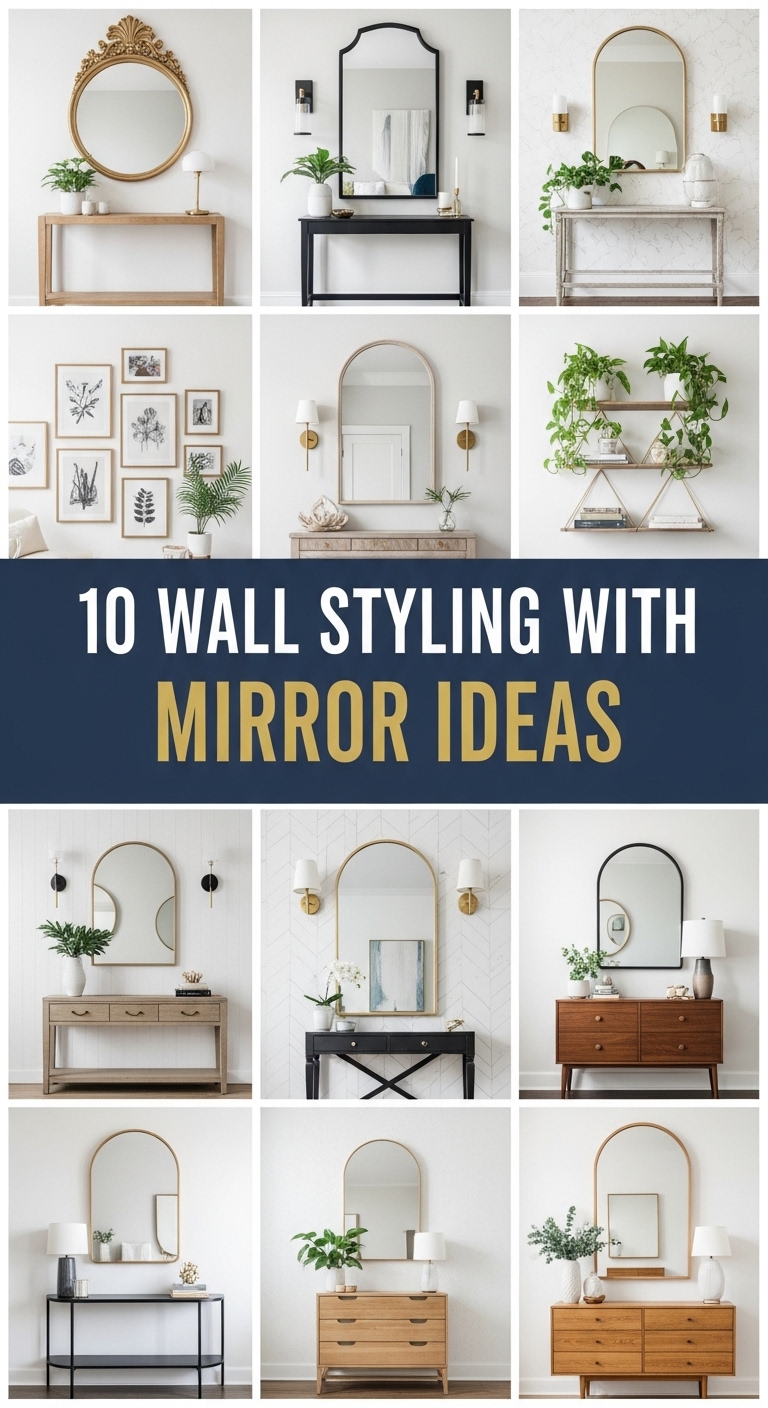10 Wall Styling With Mirror ideas