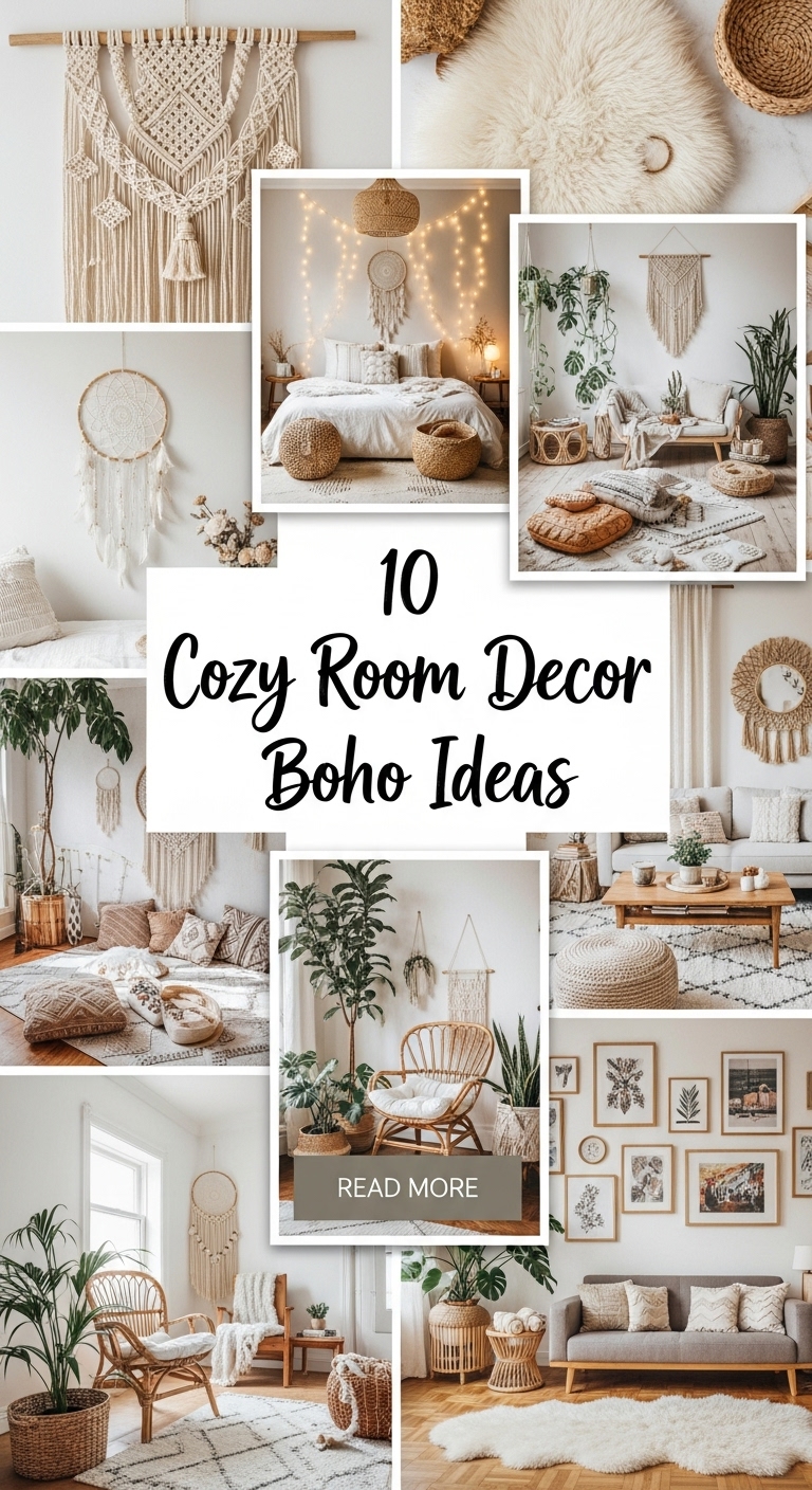 10 Cozy Room Decor Boho Ideas