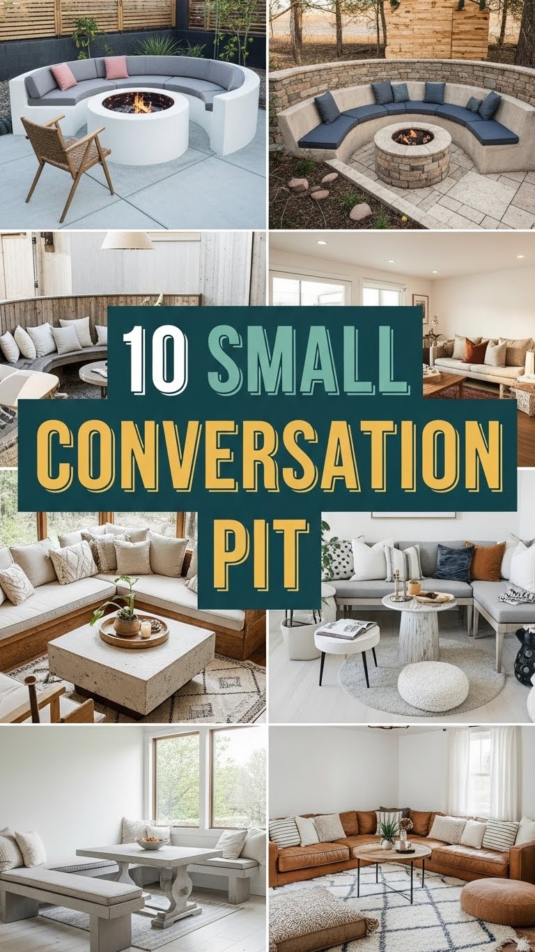 10 Small Conversation Pit