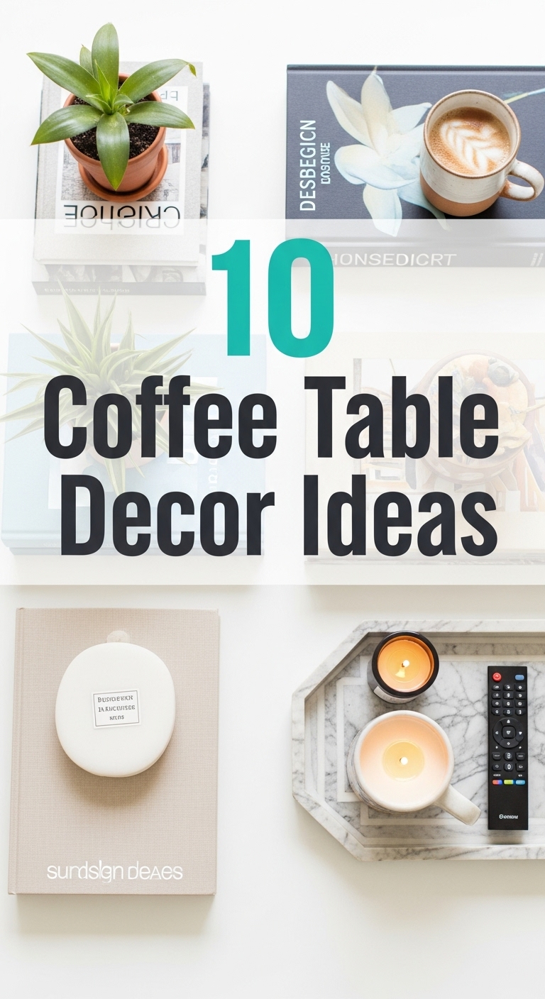 10 Coffee Table Decor ideas